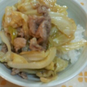 ❤野菜炒め丼のお弁当❤